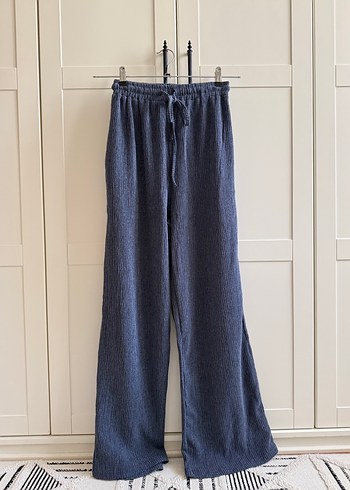 Kadın Gri Denim Bel Detaylı Takım - Görsel 4