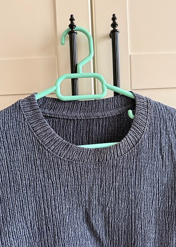 Kadın Gri Denim Bel Detaylı Takım - Görsel 6