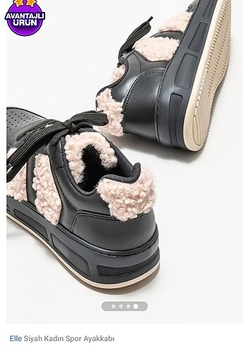 38 Beden Siyah kadın sneaker