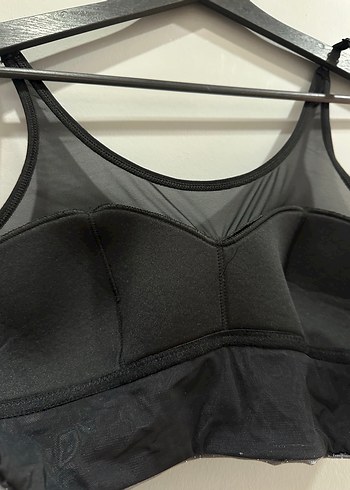 Siyah Payetli Strappy Bustier - Görsel 3