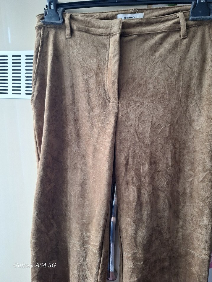 ipekyol Kadın Süet Fermuarlı Pantolon - Görsel 2