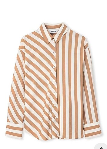 Çizgi Desen Mix Gömlek . - Görsel 5