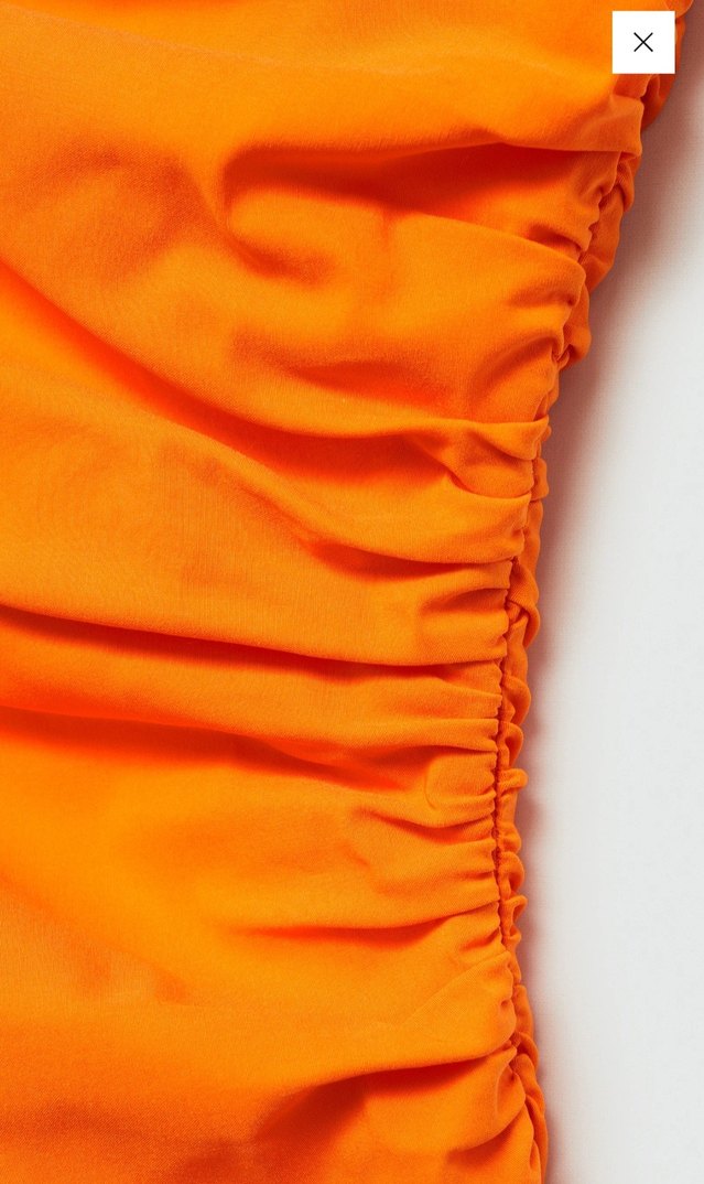 MNG Turuncu Elbise - Görsel 2