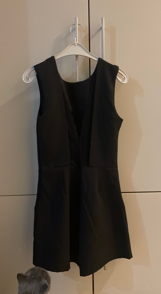 Siyah Kolsuz tulum - Görsel 2