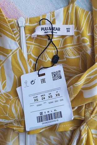 34 Beden Pull and Bear Elbise