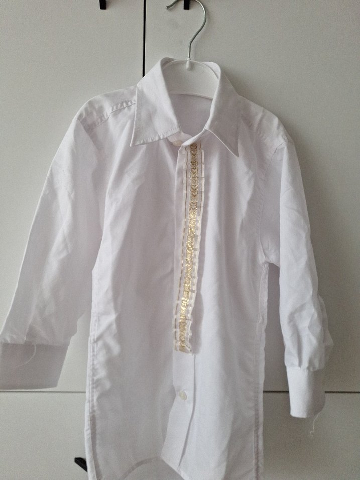 Kiz Çocuk Beyaz Gömlek - Görsel 3