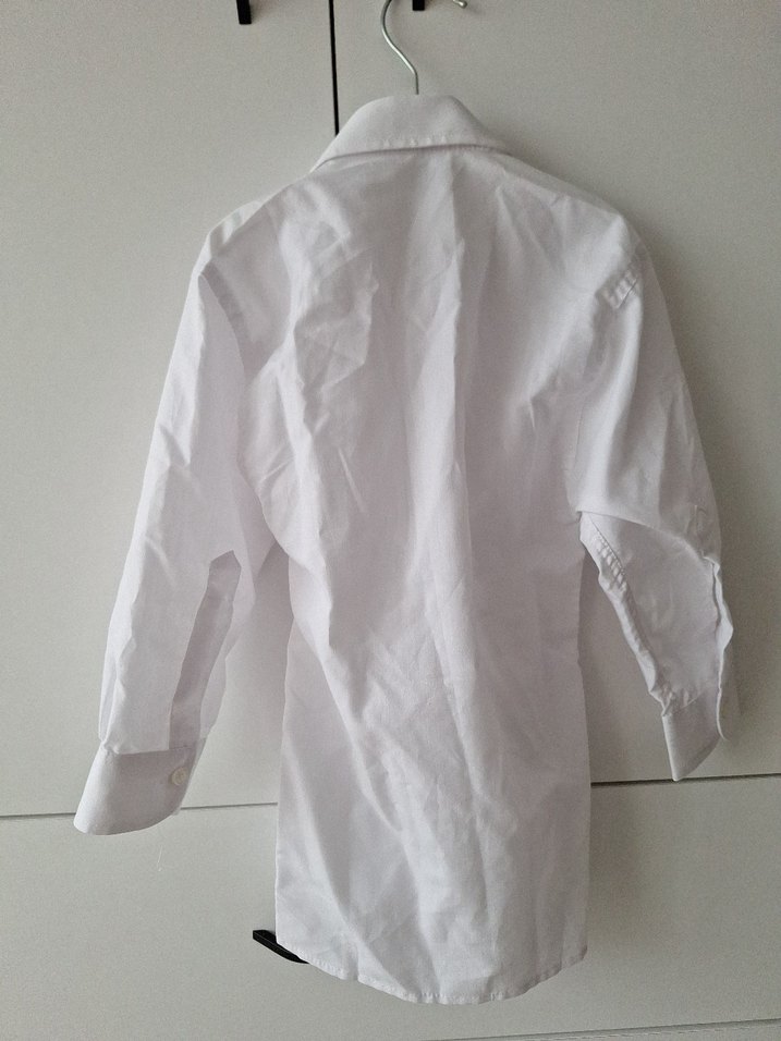 Kiz Çocuk Beyaz Gömlek - Görsel 4