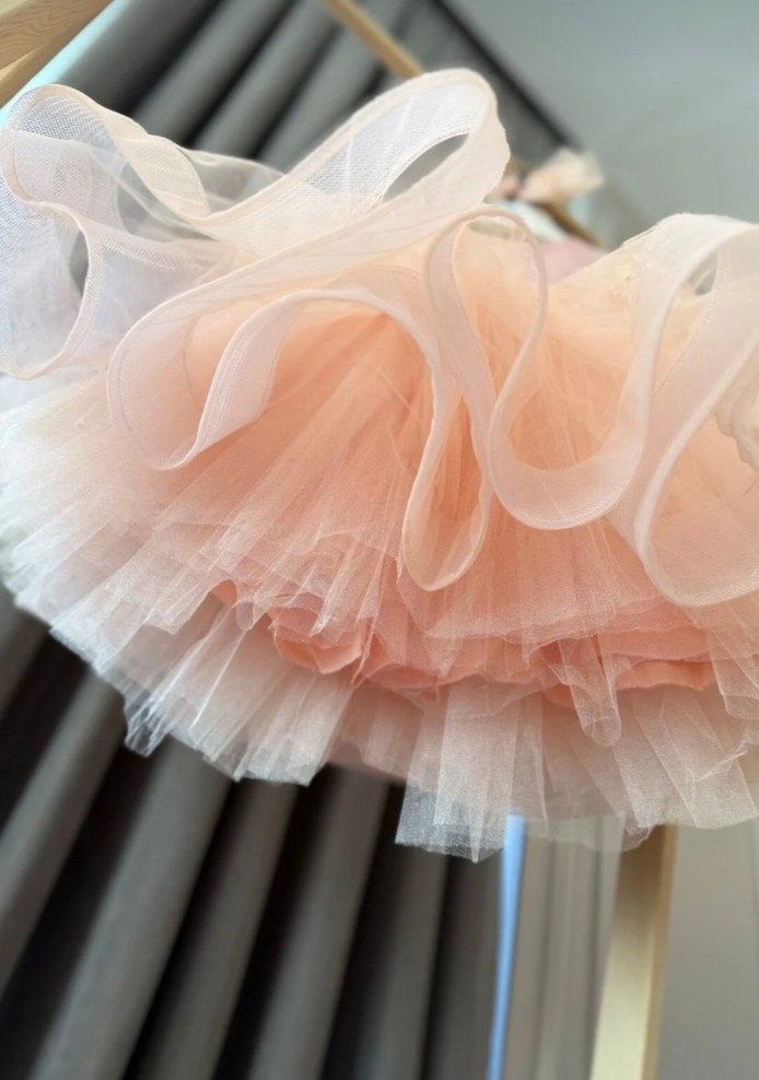 Pulpayetli Kız Çocuk Elbise ve Toka - Görsel 4