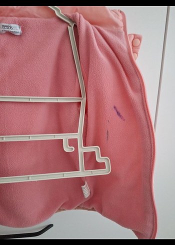 Kız Çocuk Pembe Fermuarlı Mont - Görsel 5