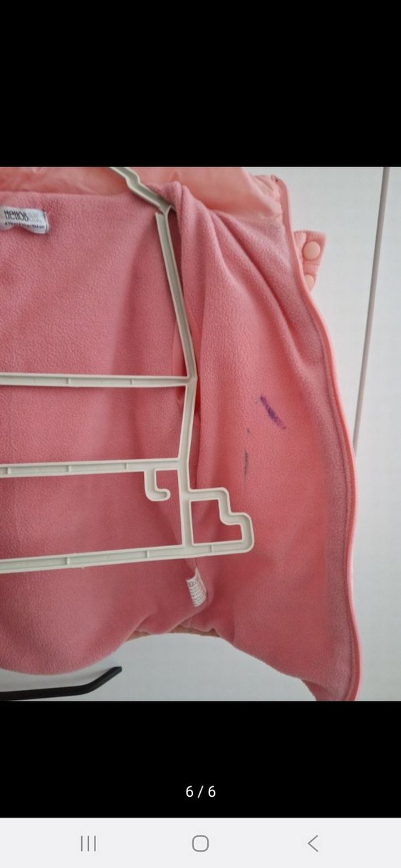 Kız Çocuk Pembe Fermuarlı Mont - Görsel 5