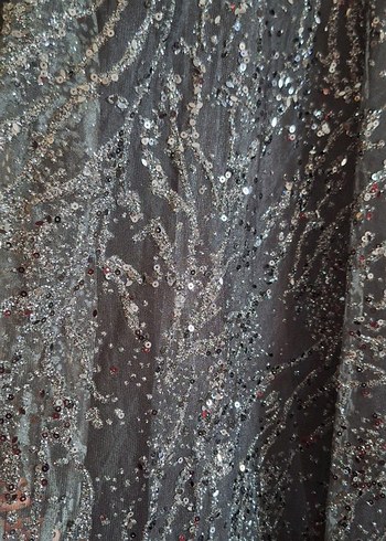 Siyah Uzun Abiye Elbise - Görsel 5