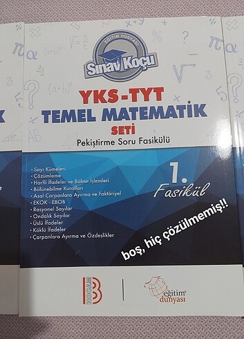  Beden BENİM HOCAM YAYINLARI Tyt Matematik Seti 