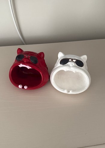 Kedi Figürlü Renkli Aksesuar Tutucu