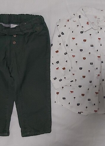H&M H&M Pantolon Gömlek takım
