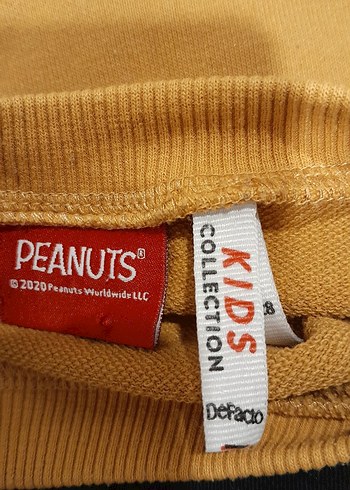 Kız Çocuk Kahverengi Snoopy Sweatshirt - Görsel 4