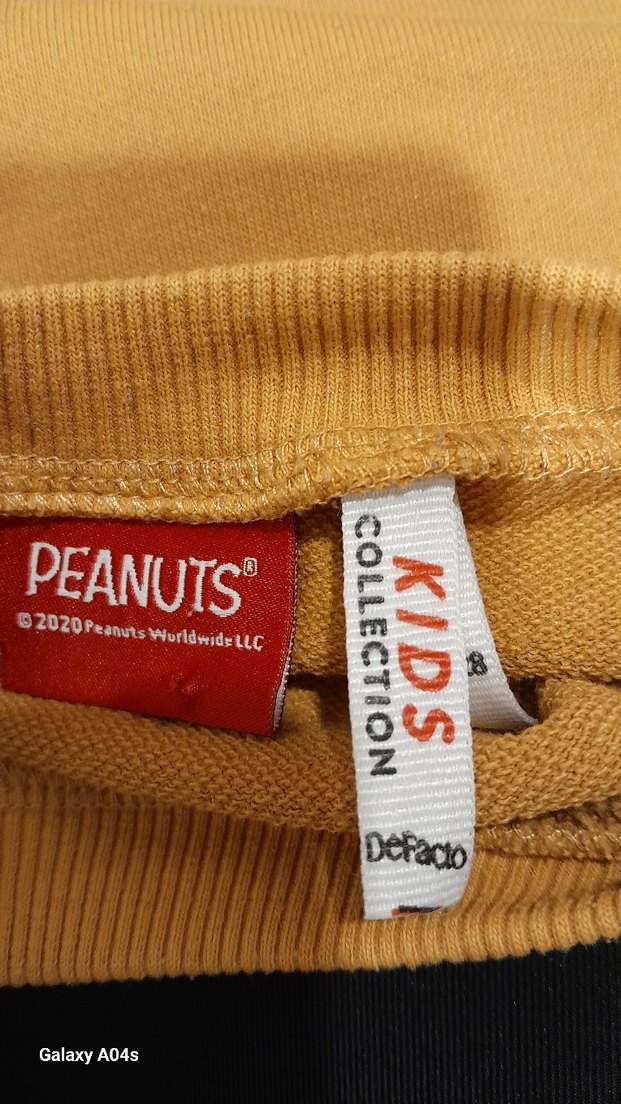 Kız Çocuk Kahverengi Snoopy Sweatshirt - Görsel 4