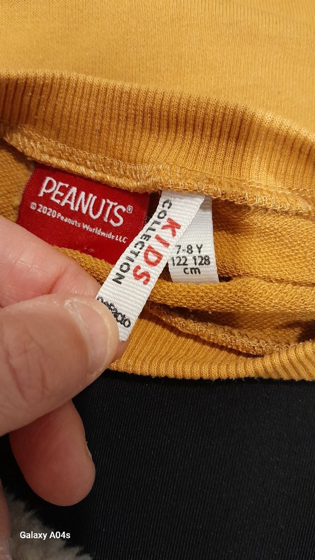 Kız Çocuk Kahverengi Snoopy Sweatshirt - Görsel 3