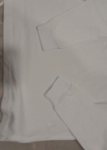 Uzun Kollu Beyaz Erkek Çocuk Polo Tişört - Görsel 2