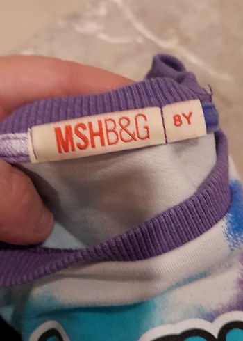 Kız Çocuk Renkli Batik Sweatshirt - Görsel 3