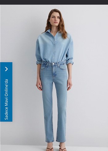 28 Beden Rockstar Iconic Gölgeli Indigo Mavi Jean Pantolon