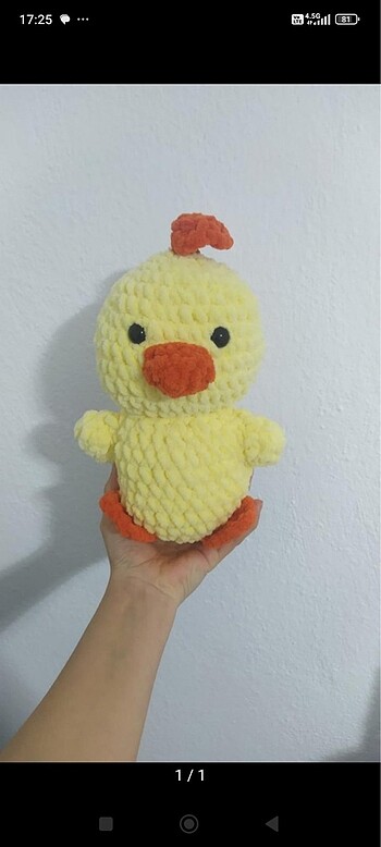  E.L.F Örgü peluş oyuncak