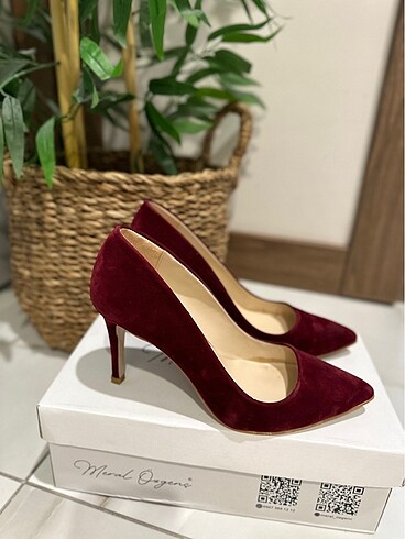 38 Beden Süet stiletto
