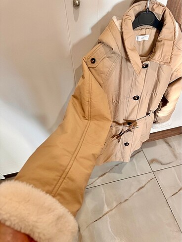 10 Yaş Beden camel Renk Trenkçkot#mont