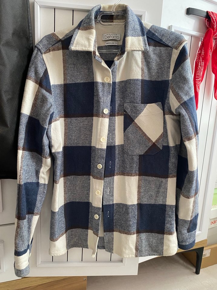 Gri Ekose Pamuklu erkek kadın - Görsel 2