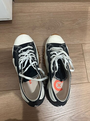 39 Beden siyah Renk Converse Run Star Motion Siyah Sneaker