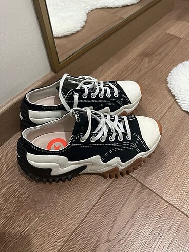 39 Beden Converse Run Star Motion Siyah Sneaker