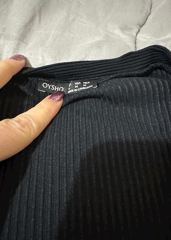 Kadın Siyah Uzun Kollu Salaş Sabahlık - Görsel 2