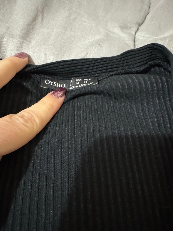 Kadın Siyah Uzun Kollu Salaş Sabahlık - Görsel 2