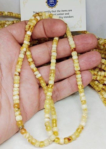 DAMLA KEHRİBAR KOLYE