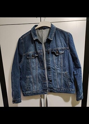 Oversize denim ceket