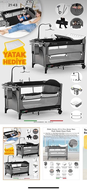 Elele park yatak