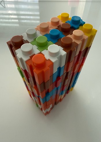 Renkli Çok Parçalı Lego Blokları 120 Adet