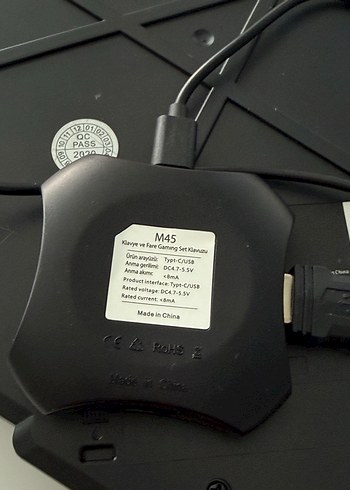 Beden RGB Işıklı Tek El Mekanik Klavye
