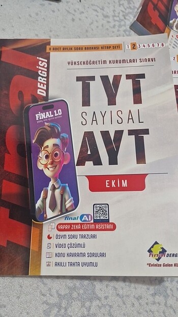 Beden Final aylık kitaplar 8 kitap tyt ayt sayisal