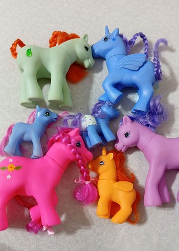 Renkli Pony Aksiyon Figürleri Seti