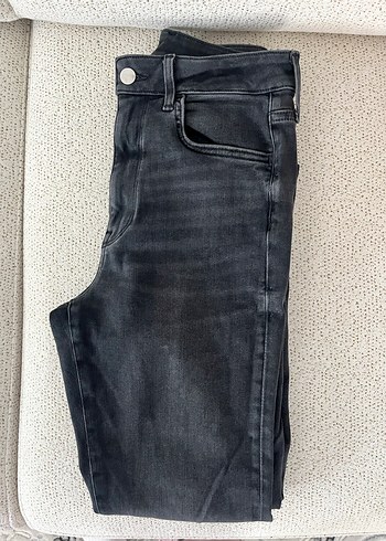 Gri Dar Kesim pantolon - Görsel 2