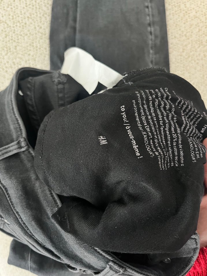 Gri Dar Kesim pantolon - Görsel 3