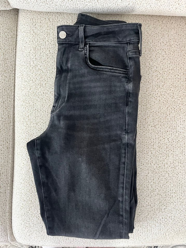 Gri Dar Kesim pantolon - Görsel 2