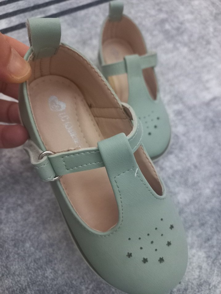 Kız Çocuk Pastel Yeşil Tokalı Babet - Görsel 4