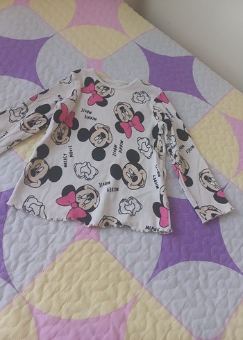 Kız Çocuk Uzun Kollu Pamuklu Tişört - Görsel 7