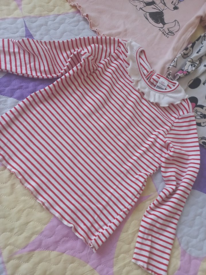 Kız Çocuk Uzun Kollu Pamuklu Tişört - Görsel 3