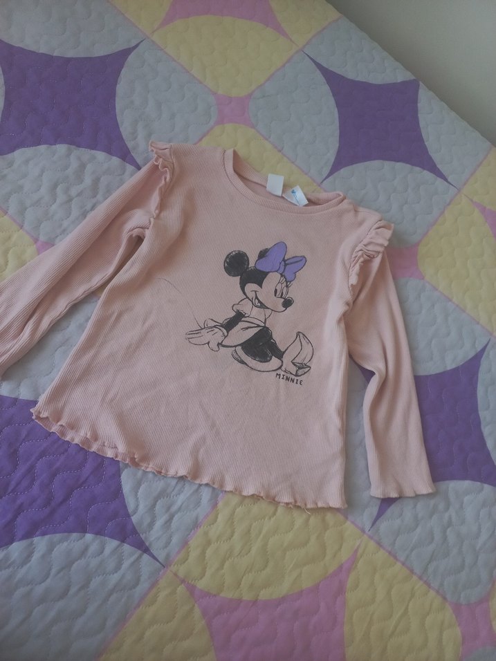 Kız Çocuk Uzun Kollu Pamuklu Tişört - Görsel 5