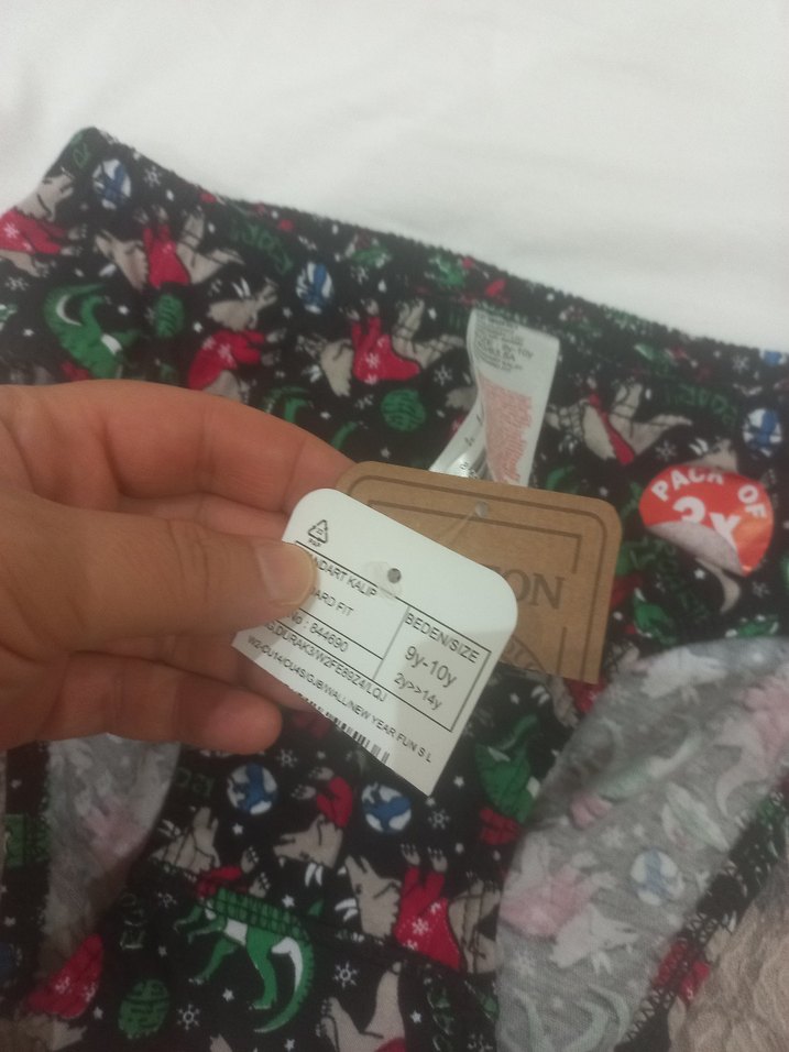 Beyaz Baskılı Çocuk Atlet ve kilot - Görsel 4