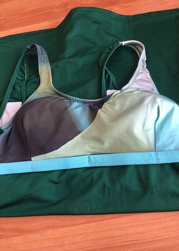 Yeşil etekli mayo - Görsel 6