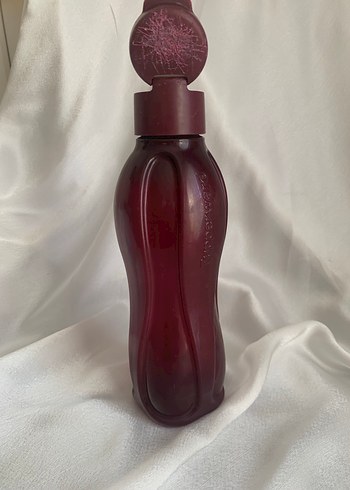 Tupperware 750 ml Bordo Eko şişe suluk matara - Görsel 3