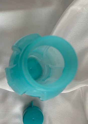 Tupperware Turkuaz 750 ml eko şişe suluk matara - Görsel 3